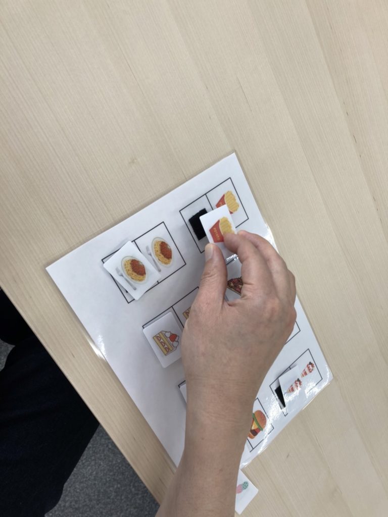 画像：自立課題の様子